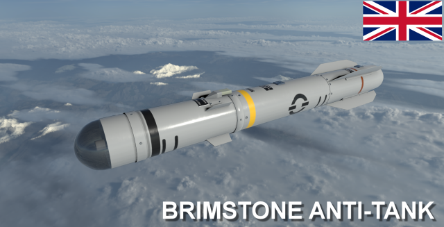 brimstone missile missiles british bomb force explosive tomahawk cruise hellfire ballistic aam mbda air royal ordnance patriot exocet military 3D print model - Mito3D