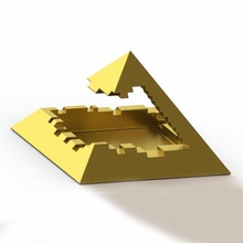 kırık piramit kül tablası 3d model in zemin lambalar 3dexport parçalar yumru sansür aydınlatma geometrik mısır büyük great pyramid dekoratif dekor juhann product 3d print model - Mito3D