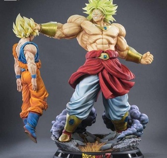 broly Goku Drachen Ball stl Kaufen 1 erhalten 2 Modelle Skulptur Anime obj 3dprint Wissenschaft Fiktion Zahl Designs Modell Held Comics Kunst Dekoration 3d print model - Mito3D