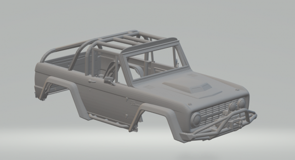 broncos custom vehicle diecast hotwheels slotcar hot wheels toys print race car 3d print model - Mito3D