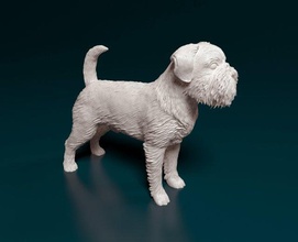 Bruselas grifón perro animal listo imprimir stl obj bruselas 3d print model - Mito3D
