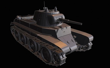 BT7 Panzer Krieg Donner Beeindruckend wows 3d Modelle Modellieren Drucken drucken Spielzeug panzerkampfwagen Waffe Militär Maschine 3d print model - Mito3D