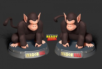 bolle Drago palla fan art scimmia animale sfera drago dragonballz 3dprint 3dprinter 3dprinting statua figura 3d print model - Mito3D