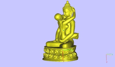buda 3d drucken modell scannt repliken 3dexport buddha stl 3dscanned berühmt antike geschichte religion 3d print model - Mito3D