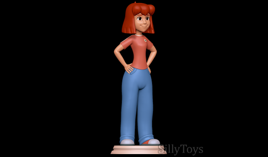 budgie - ferngully 2 3d print model woman girl lady kid human magical rescue 3d print model - Mito3D
