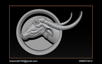 búfalo 3d stl modelo alívio cnc animal capa bovino touro boi cabeça africano arrumado carne toro arte esculturas líder 3d print model - Mito3D
