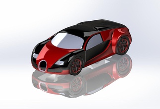 bugatti 3d print model in vehicle 3dexport car printable 3d print model - Mito3D