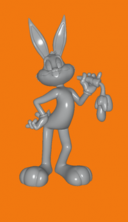 bugs bunny 3d print model in animals 3dexport bugsbunny 3d print model - Mito3D