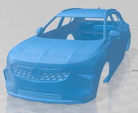 Buick Visualizar 2021 imprimible cuerpo coche vehiculo espacio scalextric Tamiya rc miniz pasatiempo micro 3d print model - Mito3D