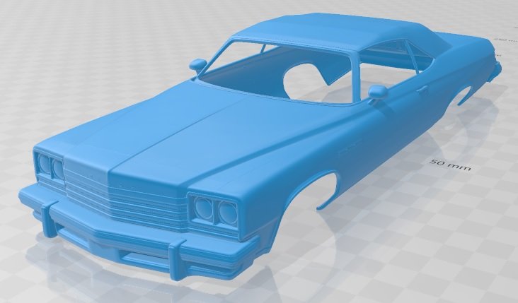 buick lesabre çevrilebilir 1975 yazdırılabilir vücut araba 3d yazdır model in otomotiv 3dexport yuva ölçülü tamiya rc miniz hobi mikro 3D print model - Mito3D