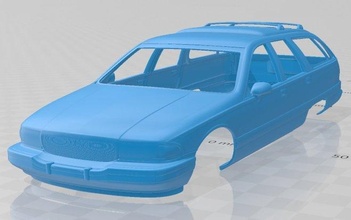 buick yol sorumlusu vagon 1991 yazdırılabilir vücut araba 3d yazdır model in otomotiv 3dexport yuva ölçülü tamiya rc miniz hobi mikro 3d print model - Mito3D