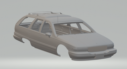 buick yol sorumlusu vagon 3d yazdır model in araç 3dexport minyatürler döküm sıcak tekerlekler yuva araba tamya slotcar gm suv kapris impala ss 3d print model - Mito3D