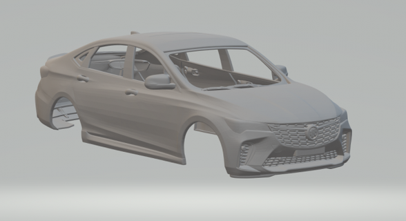 Buick verano gs vehículo fundido presión tragamonedas ruedas calientes miniaturas espacio impresión impreso caliente 3d print model - Mito3D