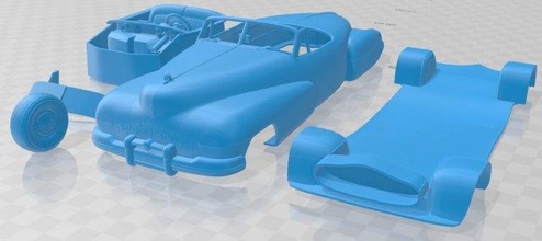 Buick y job 1938 yazdırılabilir araba ayrı parçalar yuva ölçülü Tamiya rc miniz hobi mikro 3d print model - Mito3D