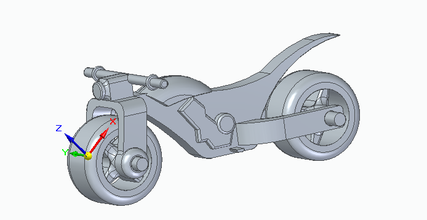 edificabilidad de la bicicleta motocicleta moto rueda barato fácil 3d print model - Mito3D