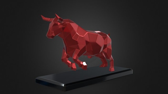boğa 3d yazdır model in hayvanlar 3dexport 3dprinted 3dprinting sanat hediye yazdırmaya hazır düşük poli 3dprint hayvan dekor iç minyatürler heykel oyuncak memeli inek bufalo 3d print model - Mito3D
