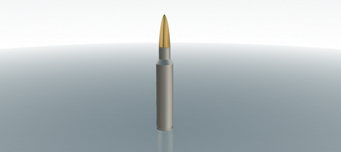 balle 50 calibre 3d impression modèle in 3dexport armure fusils chasse 3d print model - Mito3D