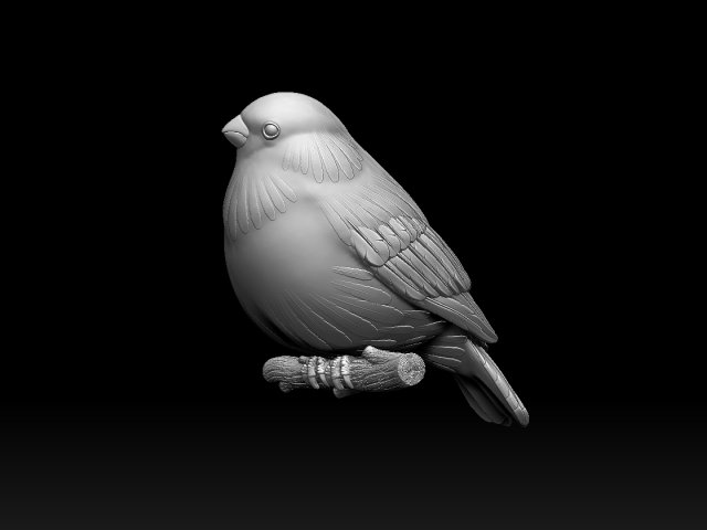 şakrak kuşu heykel kuş kiraz baştankara kuyruksallayan serçe kale karga Jay Yazdır 3D print model - Mito3D