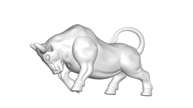 bull 3d model in 3dexport 3d print model - Mito3D