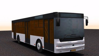 bus bogdan a70110 vehicle trolley trolleybus ua ukr ukraine city public transport a701 3d print model - Mito3D