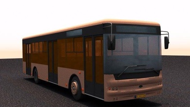 bus bogdan a70130 - version 3d model in 3dexport vehicle trolley trolleybus ua ukr ukraine city public transport a701 poly 3d print model - Mito3D