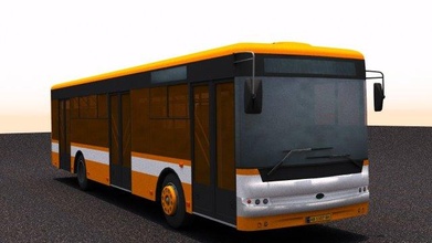 bus bogdan a70132 vehicle trolley trolleybus ua ukr ukraine city public transport a701 3d print model - Mito3D