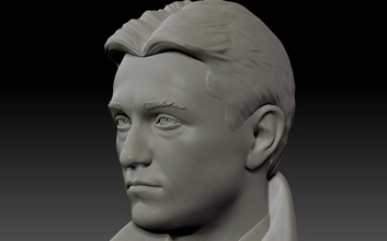busto de la brigada cabeza el charecter leyenda sasha beliy 3d print model - Mito3D