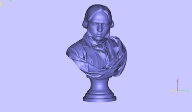 busto de saltikov-shedrin jóvenes el escritor ruso famoso memoria historia la ciudad golovlyov familia 3dprint 3dprinter art 3d print model - Mito3D