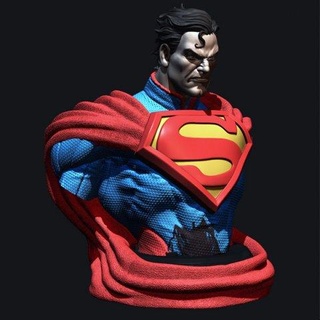 buste Superman tue joker injustice ligue stl 3d impression cg pyro fanarts libre figurines dccomique batman minis scifi bandes dessinées Douane statue sculpter fanart 3d print model - Mito3D