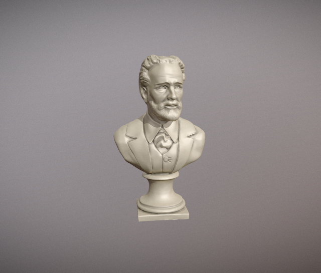 fracasso Tchaikovsky escultura 3dprintable colecionável 3D print model - Mito3D