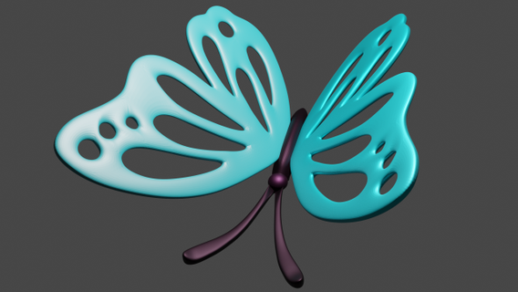kelebekler Bedava 3d Yazdır model dekor kelebek 3dprint tasarım tasarımcı duvar dekorasyonu dekorasyon 3d print model - Mito3D