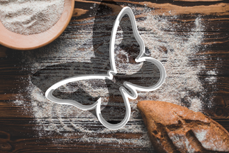 butterfly cookie cutter cookies 3dprint 3dprinting 3d print model - Mito3D