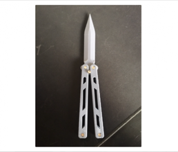 mantecoso cuchillo balisong 3d impresión modelo in juguetes 3dexport 3dprint 3dprinting 3d print model - Mito3D