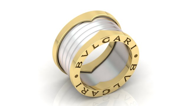 bvlgari anillo 04 anillos joyería joya oro imprimible plata diamante resina 3dprint emitir fundición joyero 18k 14k s925 modelos 3D print model - Mito3D