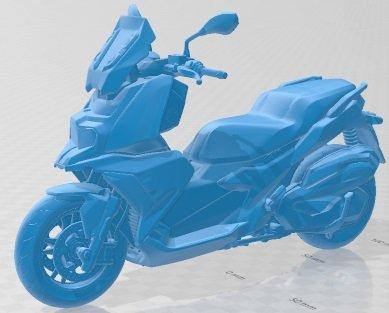 400 2018 imprimible moto automotor pasatiempo micro escala bicicleta motocicleta 3d print model - Mito3D