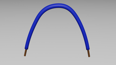 cable extra azul gratis cable extra azul laboratorio4 3d print model - Mito3D