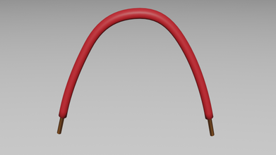 cable extra rojo gratis 3d modelo in 3dexport física laboratorio4 3d print model - Mito3D