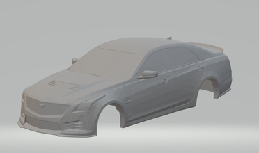 cadillac ctsv 3d print model in vehicle 3dexport chevy slotcar 3d print model - Mito3D