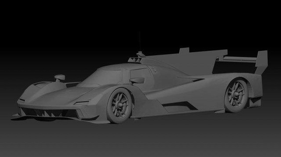 cadillac v-lmdh 2022 cadillac v-lmdh 2022 3d racingcar stlfile stl print  3d print model - Mito3D