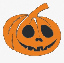 cake topper pumpkin halloween calabaza miedo personaje terror 3d print model - Mito3D