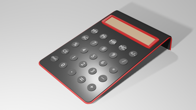 calculadora gratis 3d modelo in artilugio 3dexport 3d print model - Mito3D