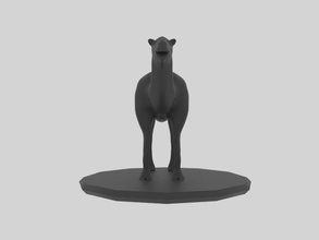chameau 3d impression modèle in animaux 3dexport animal nature sauvage faune 3dprinter 3dprinted 3dprint 3dprinting 3d print model - Mito3D