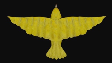 canarino giallo uccello 3d modello in 3dexport 3d print model - Mito3D