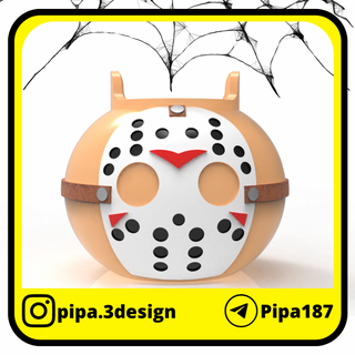 candies use halloween jason candy ghost 3d print model - Mito3D