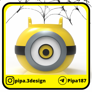 candies use halloween minions candy ghost 3d print model - Mito3D