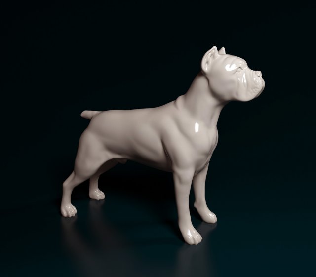 cane corso dog animal printready stl obj 3D print model - Mito3D