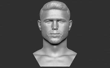 canelo alvarez bust 3d printing print model in sculpture 3dexport saul pacquiao mayweather tyson fury mike anthony joshua deontay wilder klitschko boxing heawyweight boxer muhammad ali celebrity famous 3d print model - Mito3D