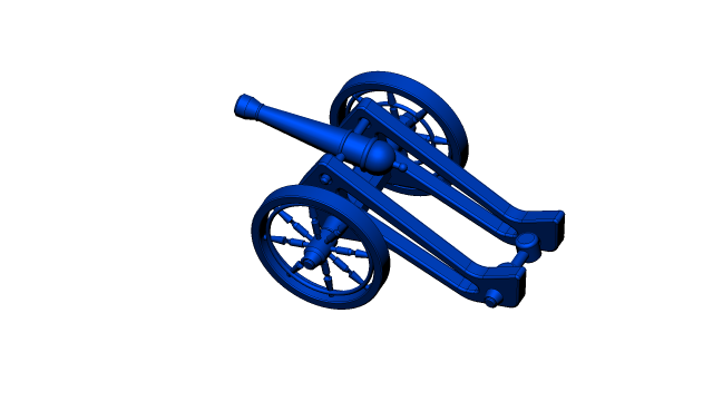 cañón servidor 3D print model - Mito3D
