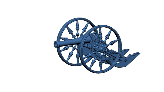 cannon free  decor ornament cannon  3d print model - Mito3D