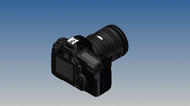 canon 5d 3d modèle in photo 3dexport 3D print model - Mito3D